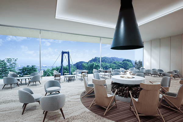 アマンダンピークのゲストラウンジ写真
