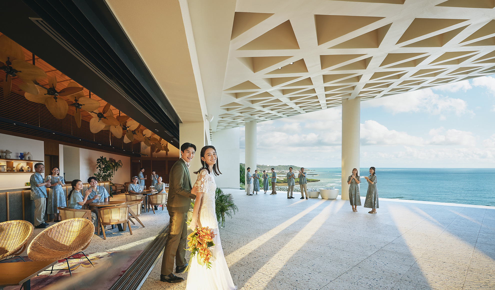 サザンチャペル キラナリゾート沖縄のラウンジパーティ写真3