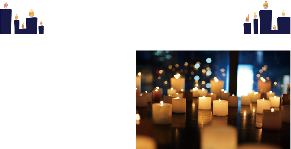 CANDLE ART　キャンドルナイト　大小さまざまなキャンドルが灯り、ウエディングのための空間を温かい光のアートで包み込みます
