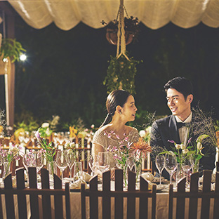 冬のキラメキ結婚式の写真