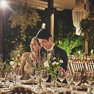 冬のキラメキ結婚式の写真