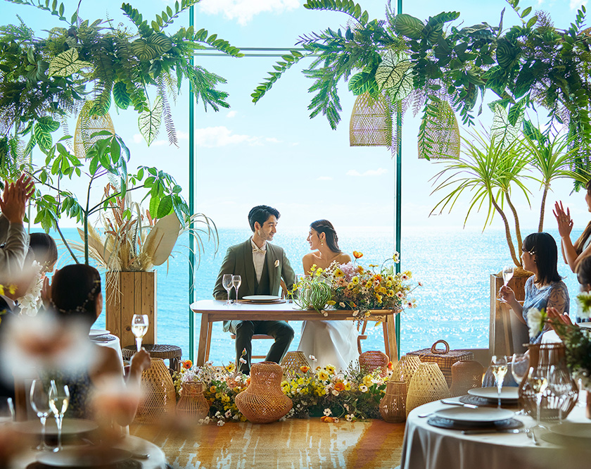 アマンダンセイルのシーサイドウエディングのプラン写真