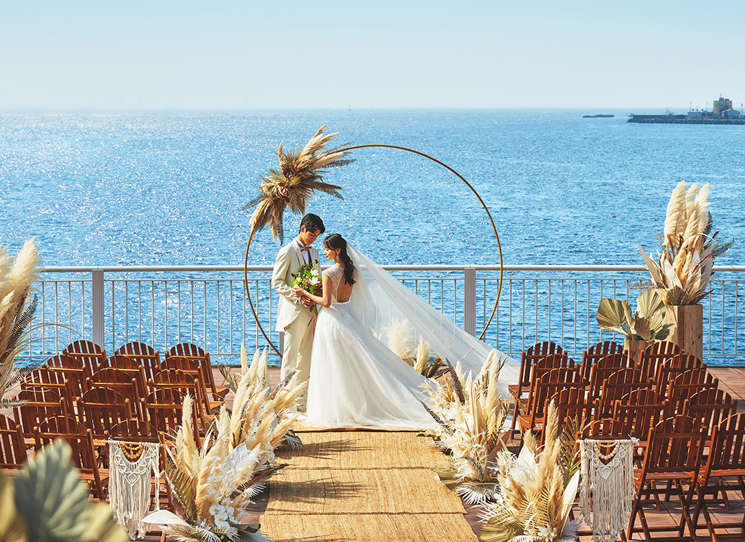 アマンダンセイルのシーサイドウエディングの写真2