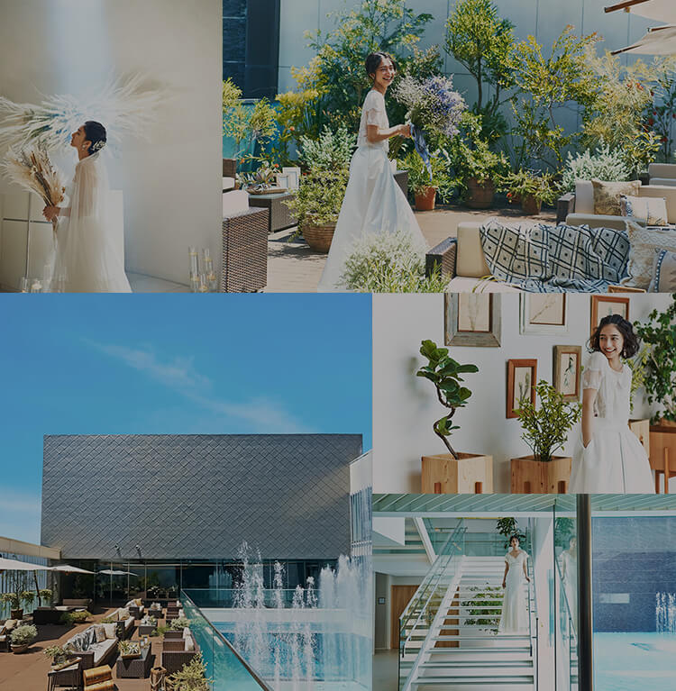 Ueban Resort Weddingの天神モノリスのスマホ画像