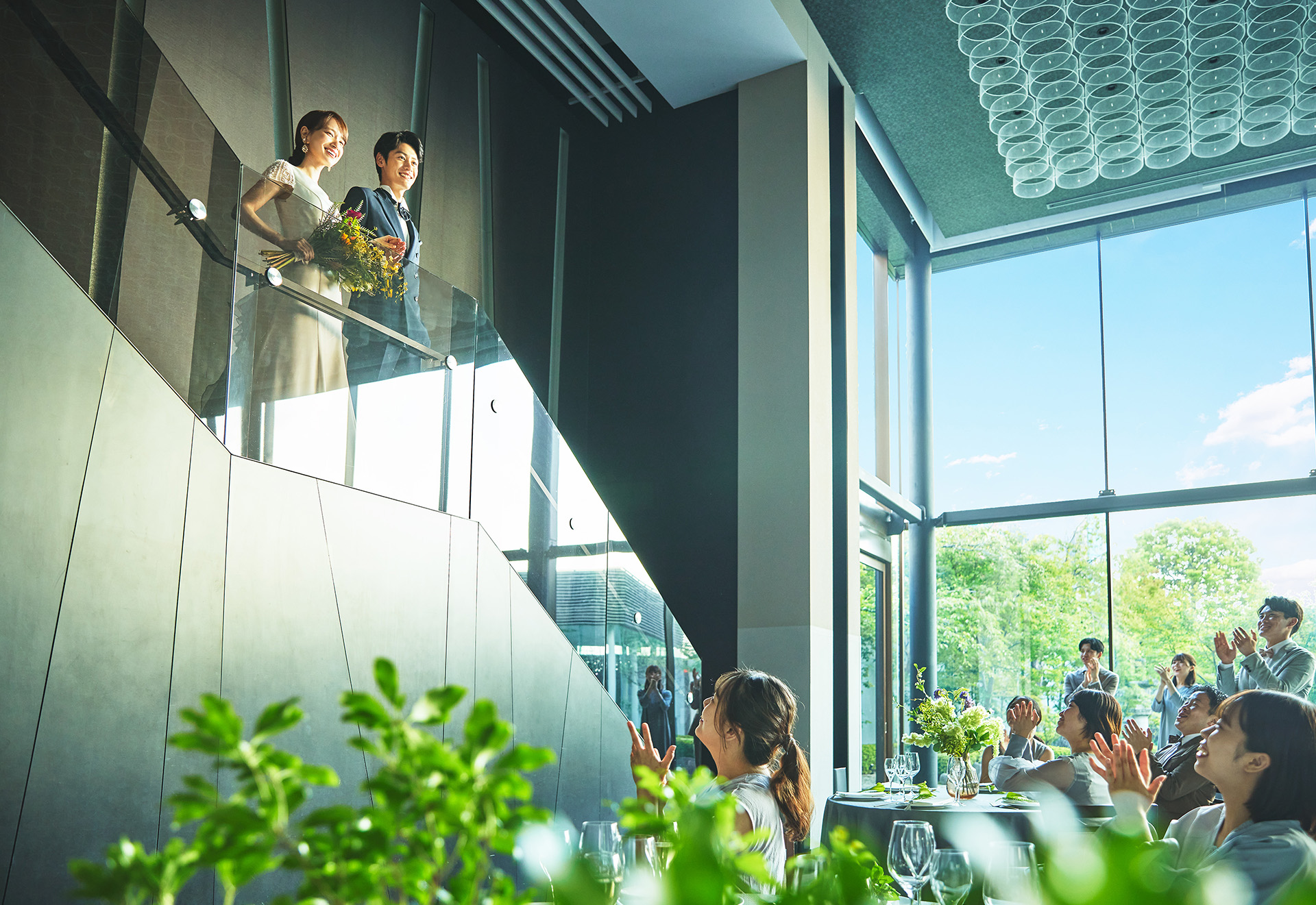 岐阜モノリス 大階段入場写真